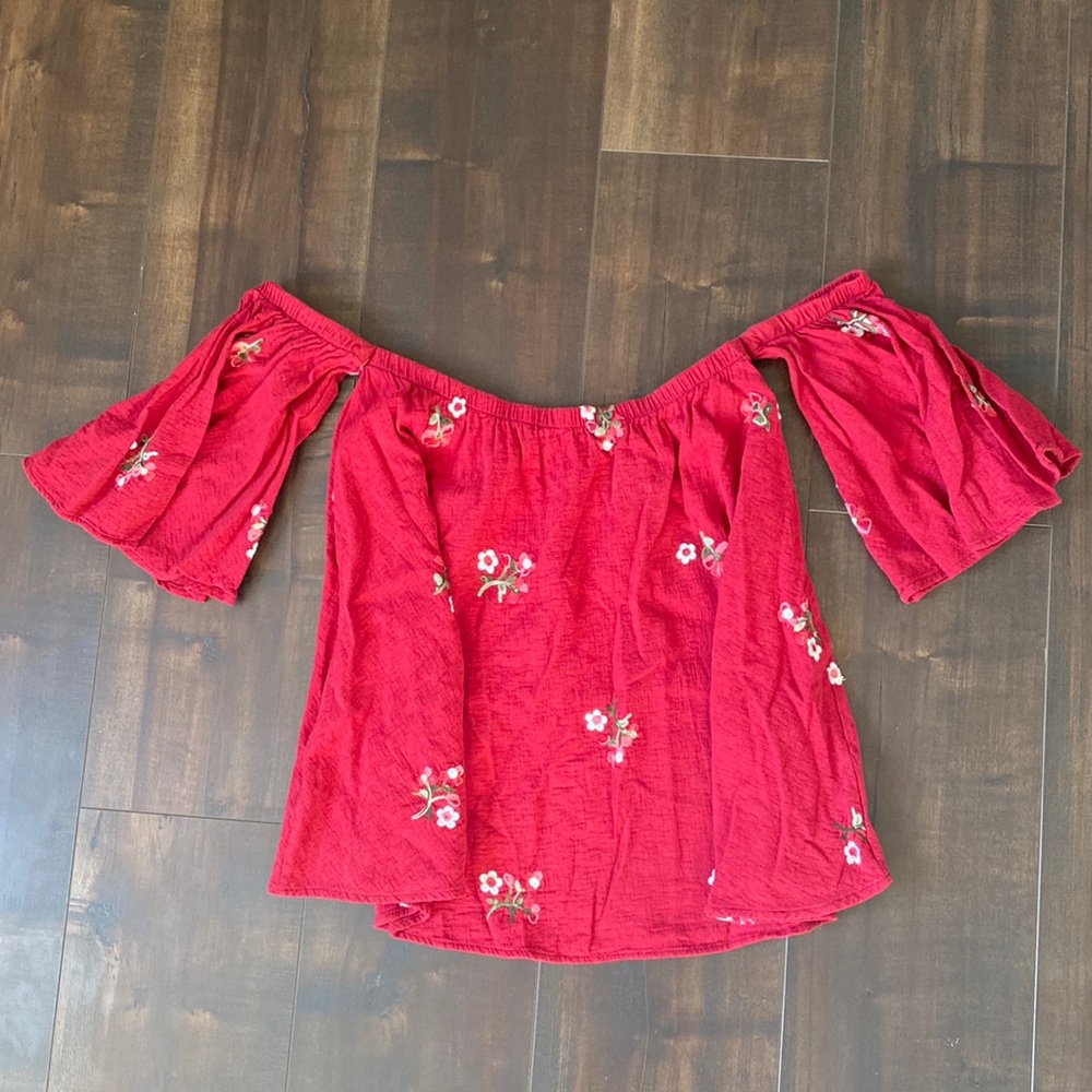 Floral Off Shoulder Top